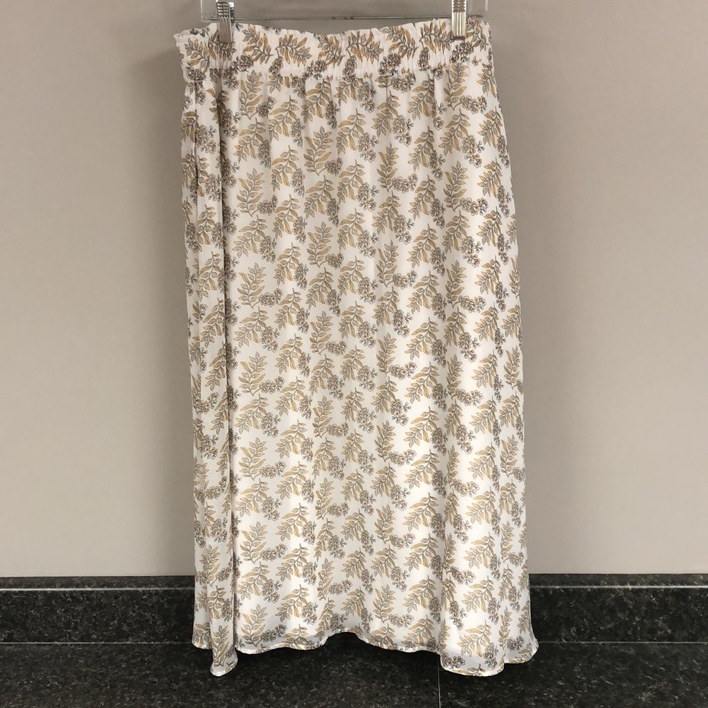 Loft lined print skirt with pockets xl 16 - Picture 3 of 9